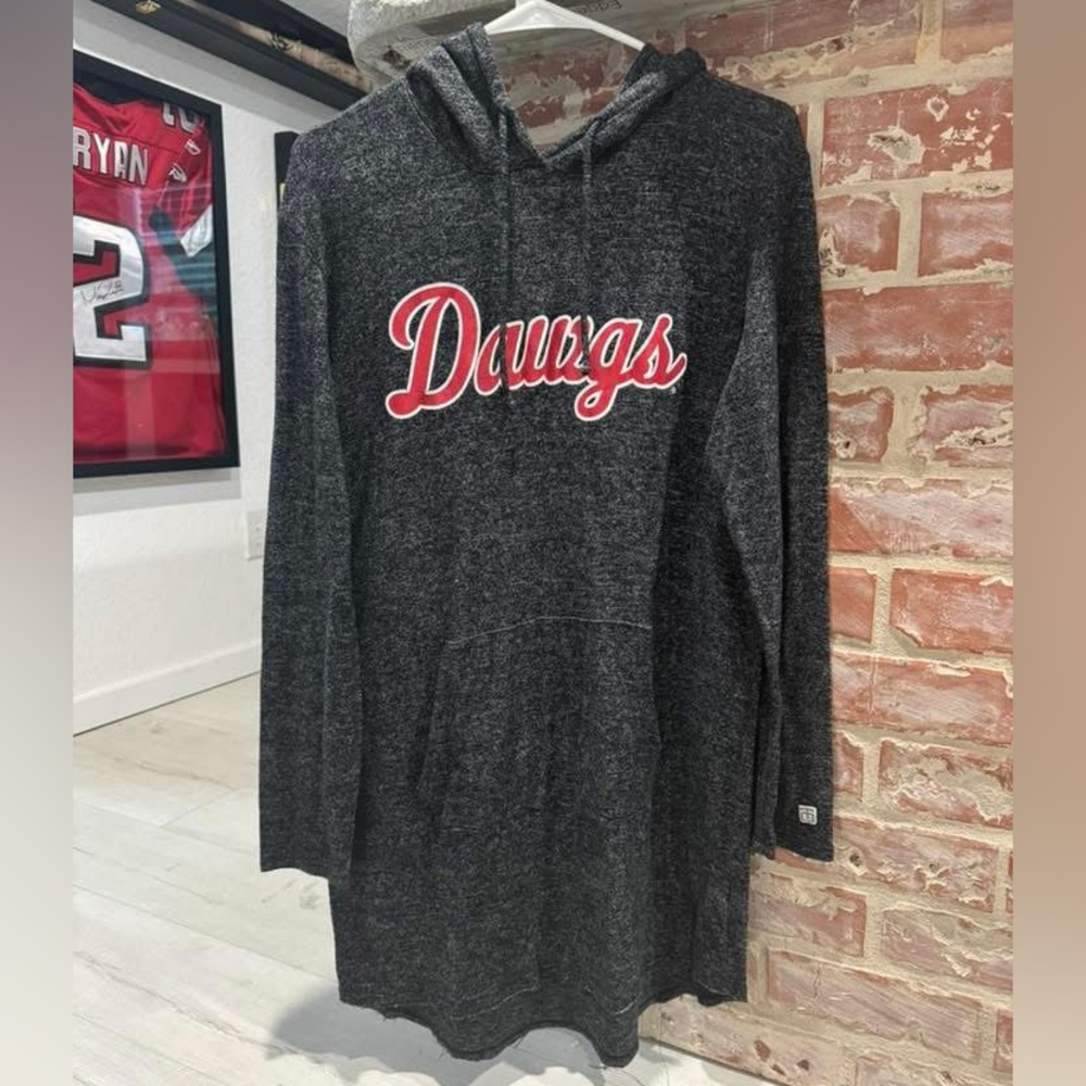 tailgate GA dawgs hooded dress / women’s medium!